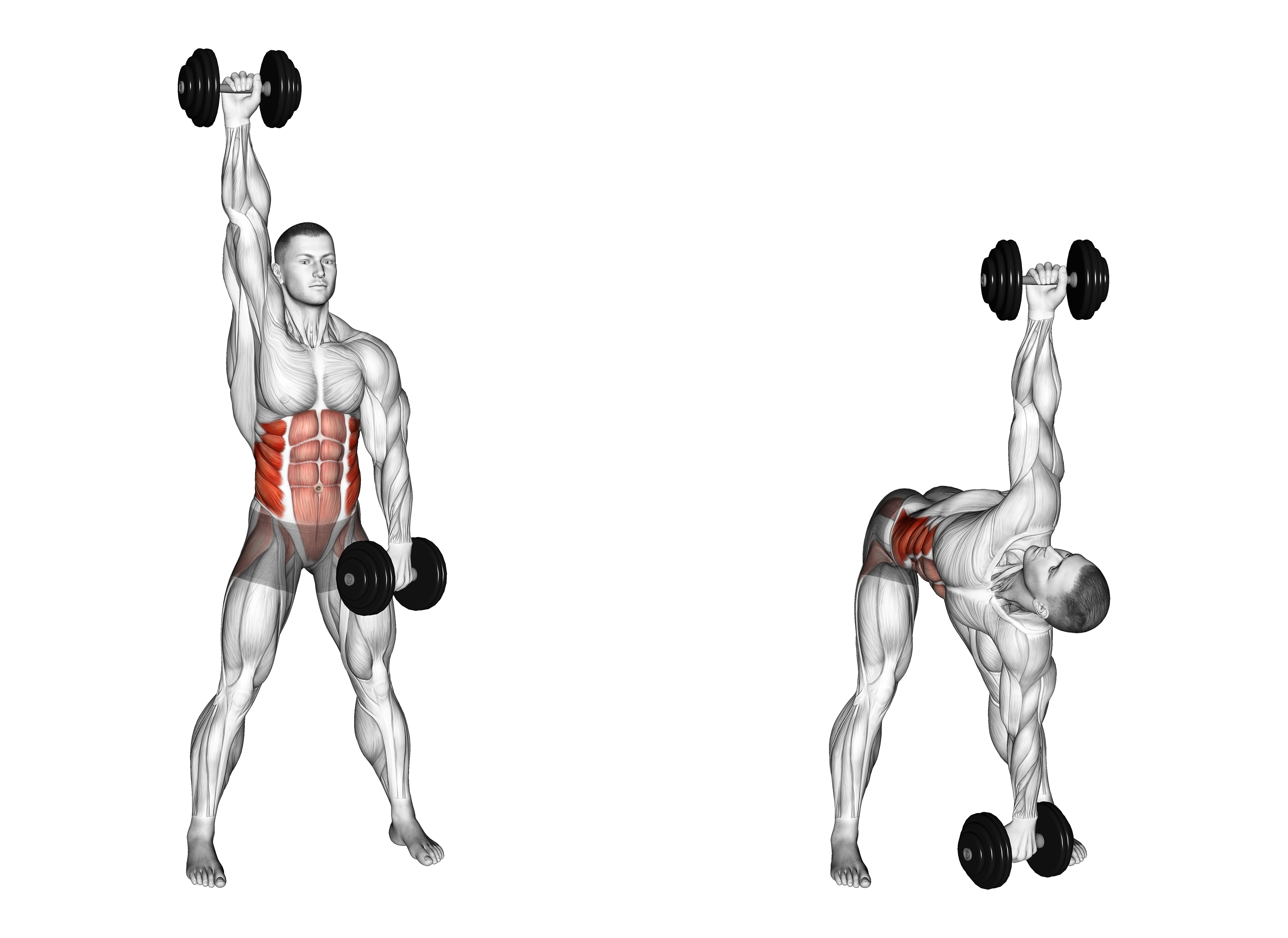 Dumbbell Standing Windmill