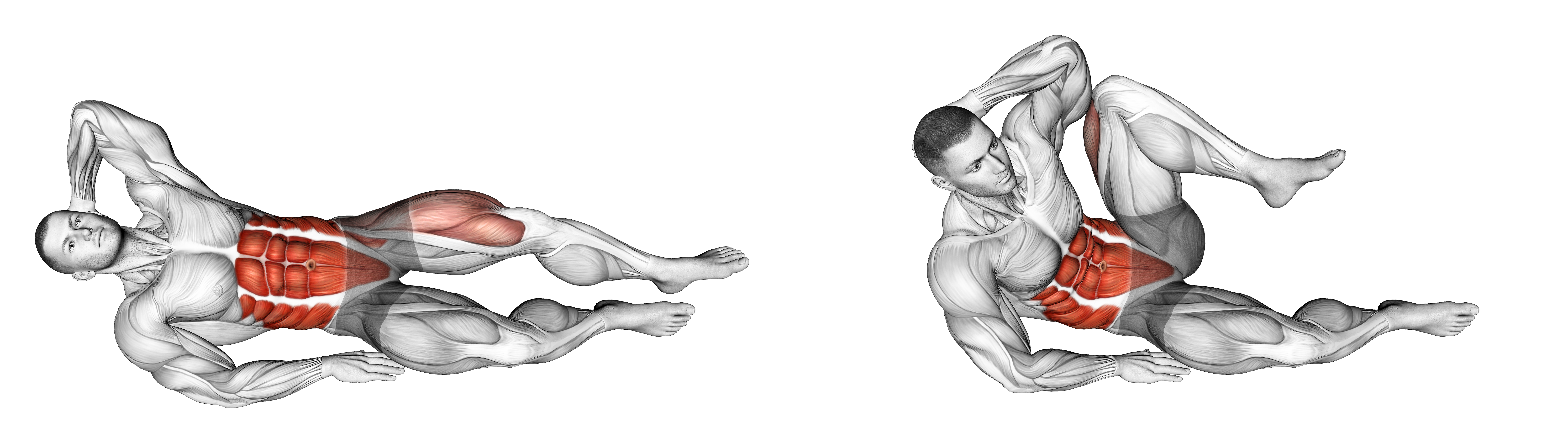 Knee Tuck Oblique Crunch