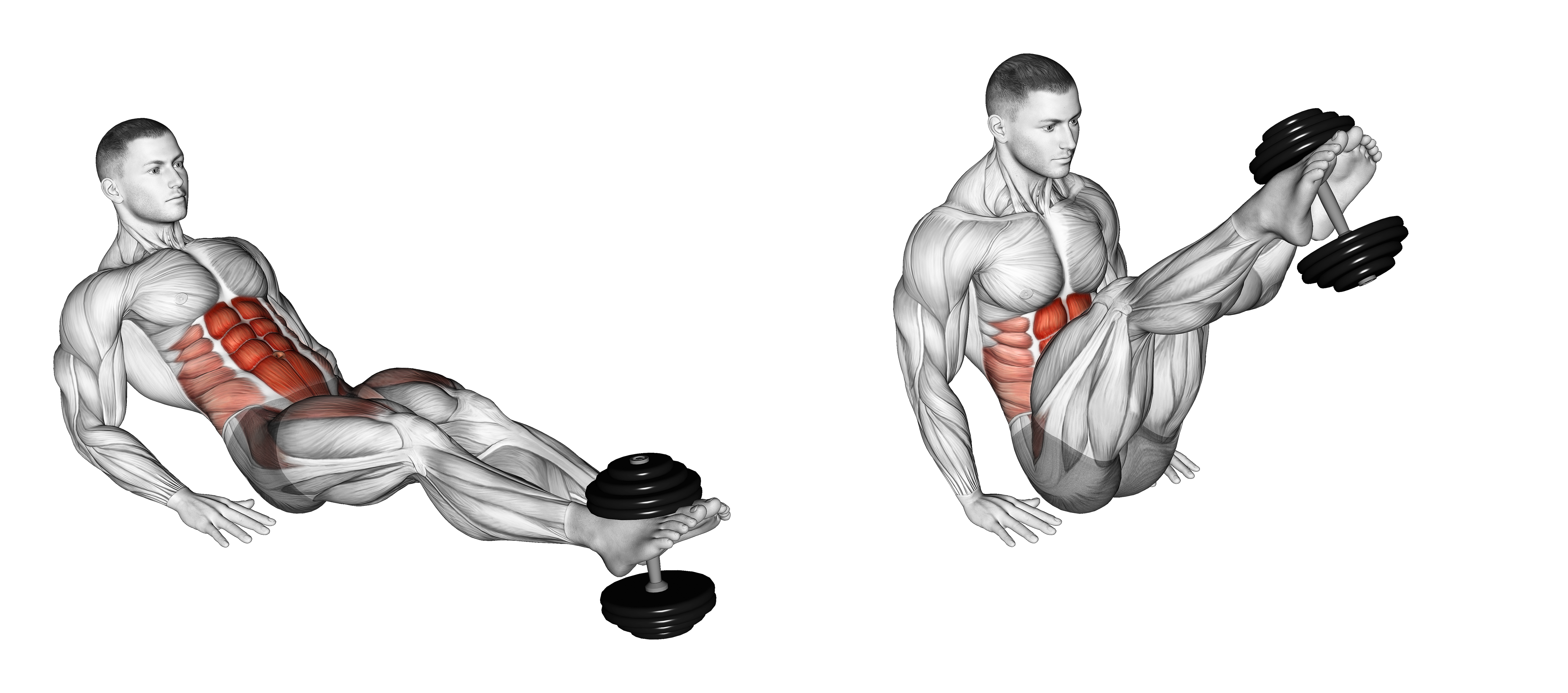 Weighted Seated Leg Raise On Floor